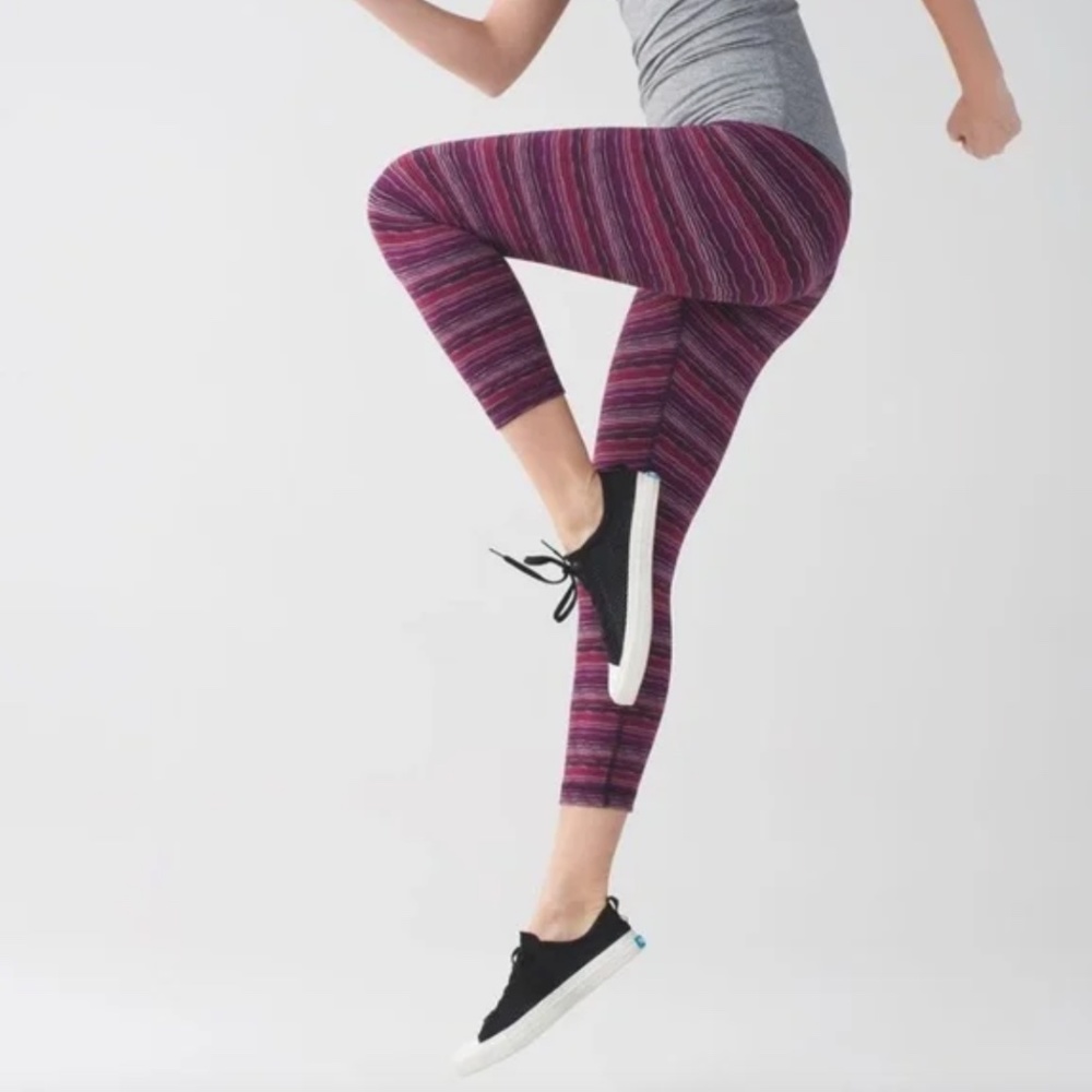 Lululemon Wunder Under Crop Hi Rise Space Dye